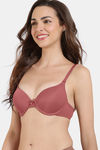 Zivame Push-Up Wired Coverage T-Shirt Bra - Dusty Cedar — thumbnail 3